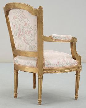 KARMSTOL, gustaviansk stil, 1900-tal.