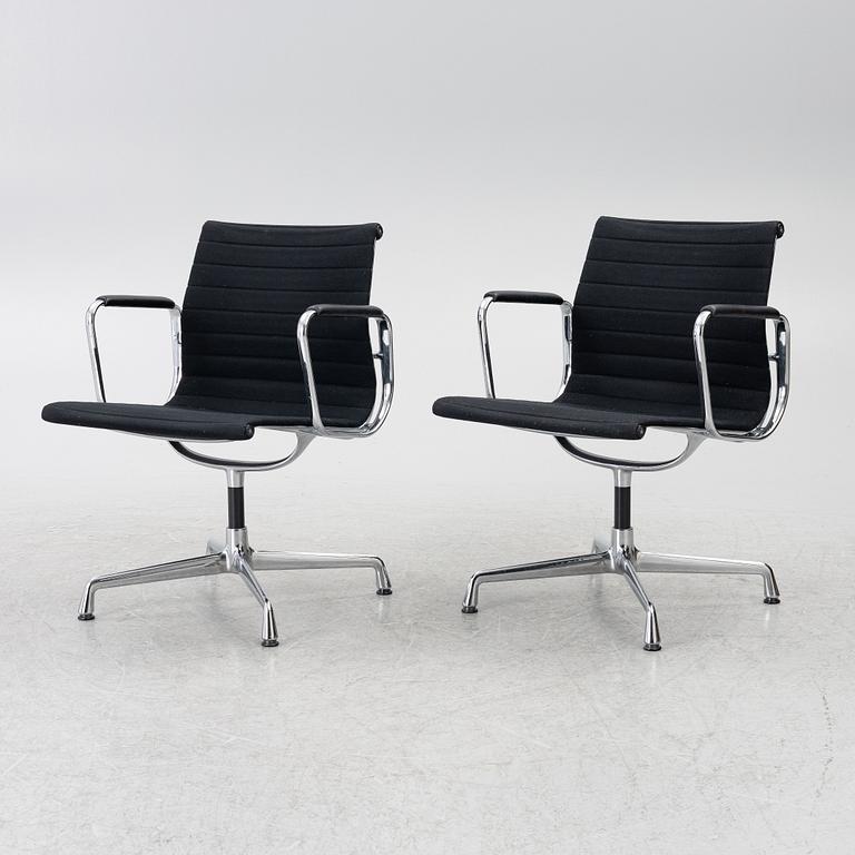 Charles & Ray Eames, A pair of EA 108 armchairs, Vitra.