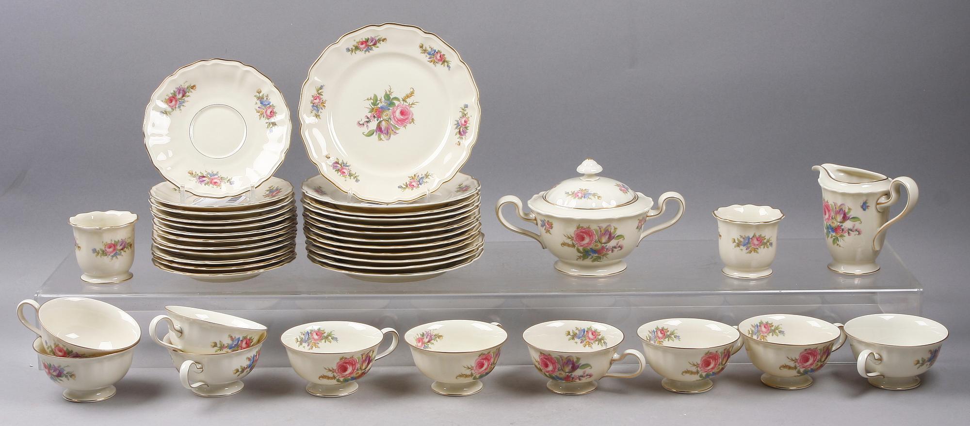 KAFFESERVIS, 26 delar, porslin, "Regina" Rosenthal.