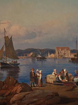 Carl Frederik Sørensen, Stockholm from Riddarholmen.