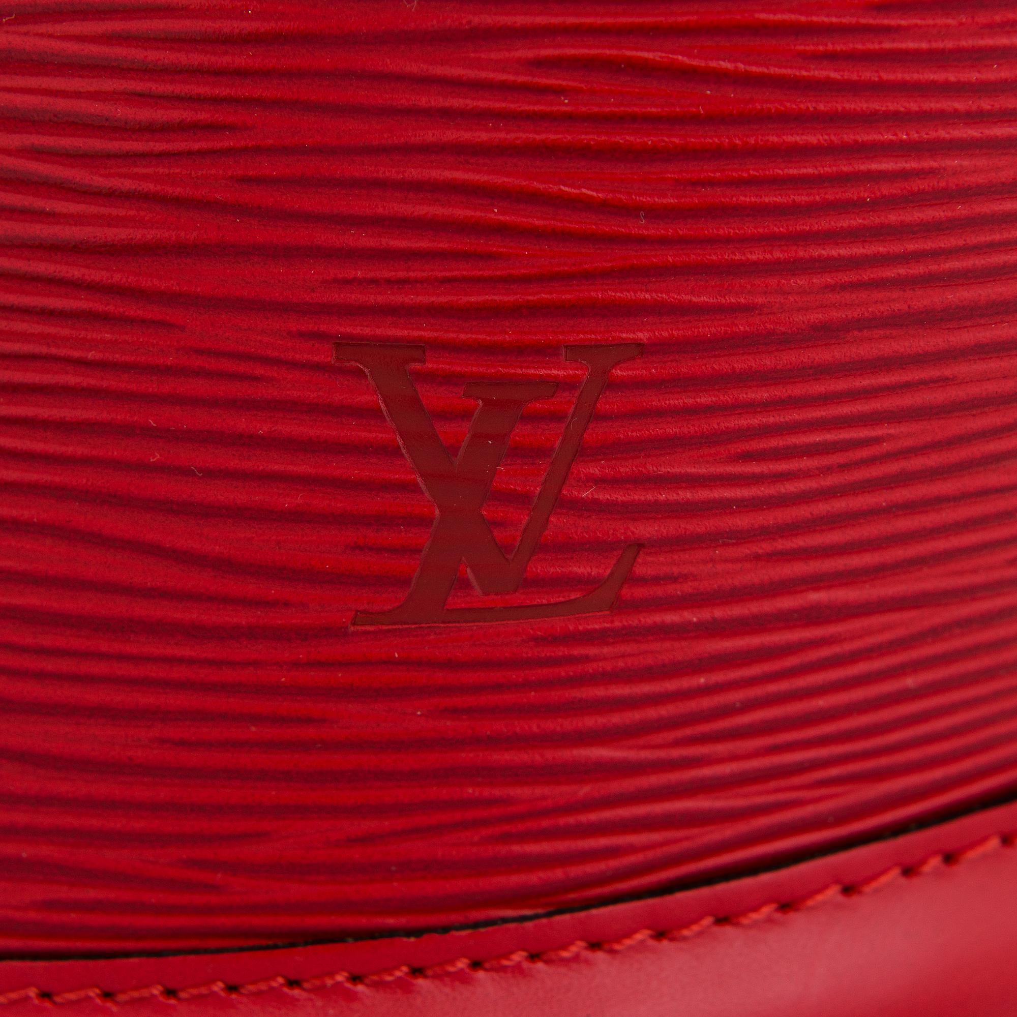 Louis Vuitton, A red Epi leather 'Saint Jacques GM' Bag.