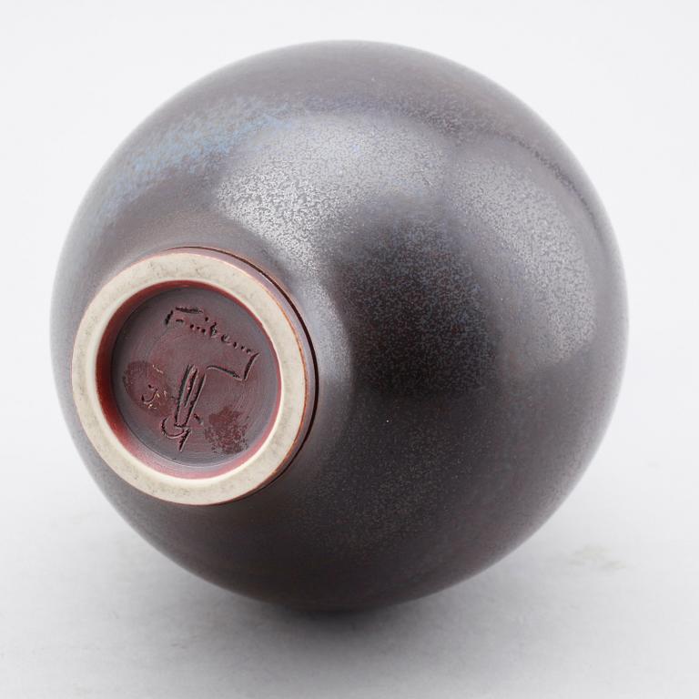 Berndt Friberg, a stoneware vase, Gustavsberg Studio 1968.
