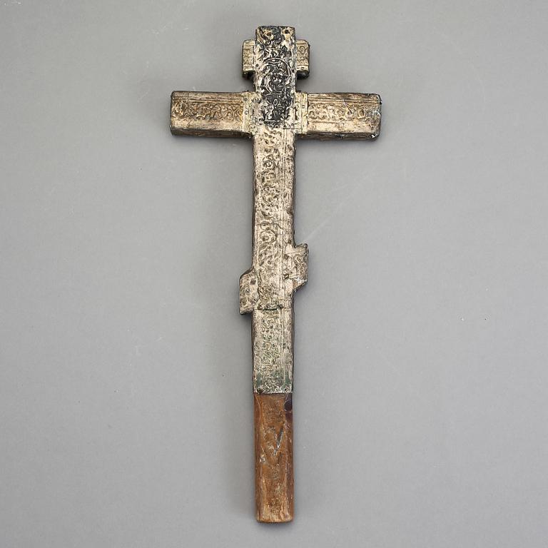 KRUCIFIX, troligen Ryssland, 1800-tal.