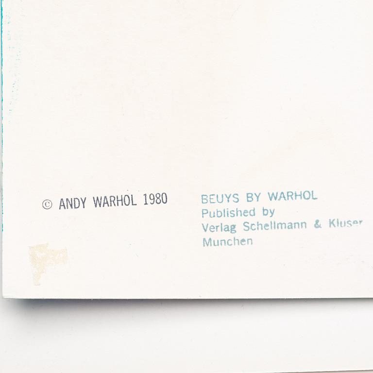 Andy Warhol, "Joseph Beuys".