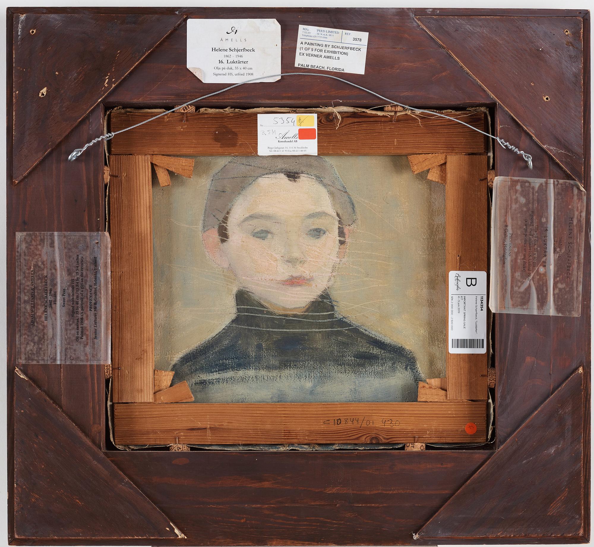 Helene Schjerfbeck, "Luktärter".