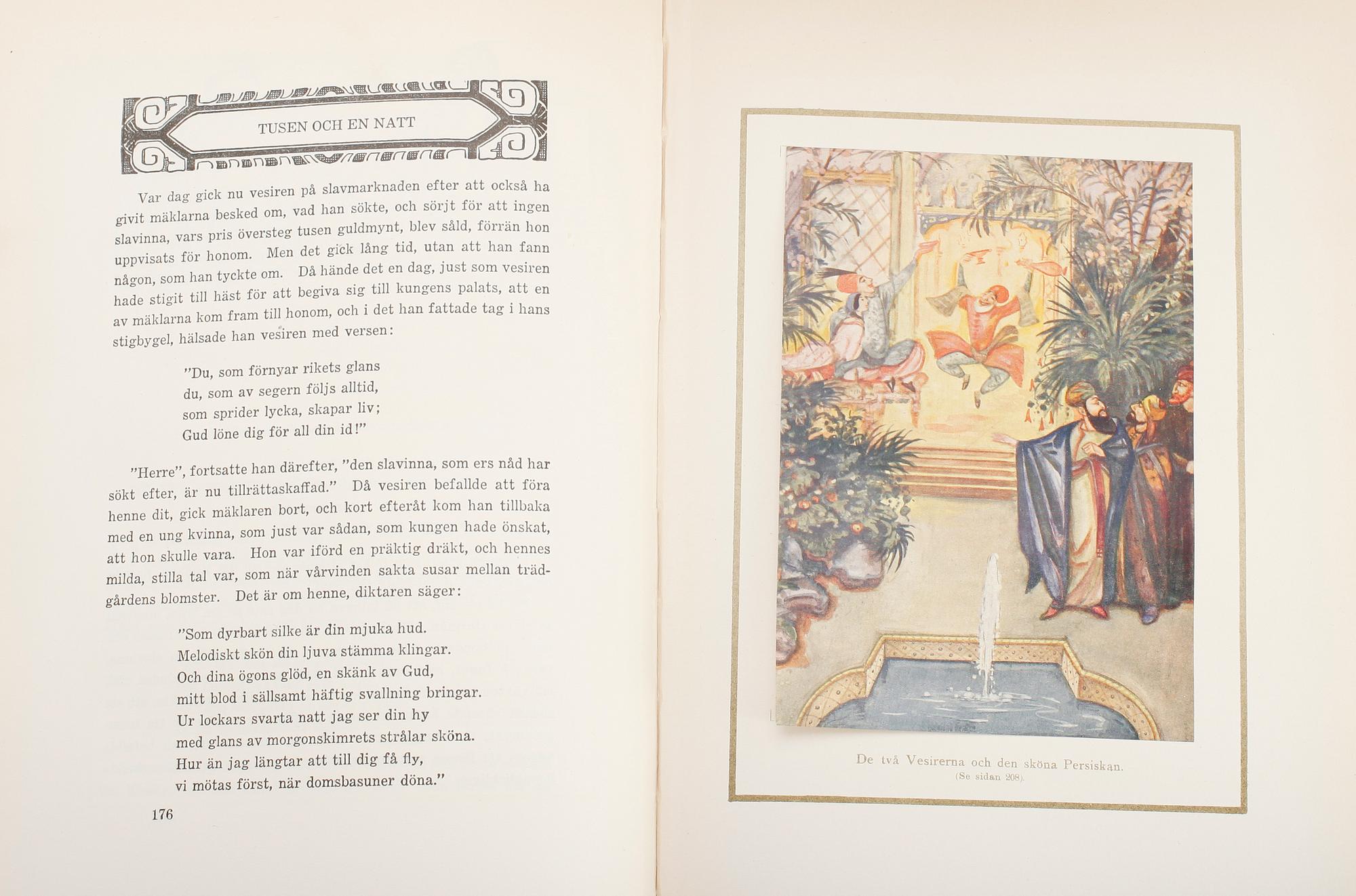 BÖCKER, 6 vol, Tusen och en natt, 1927.