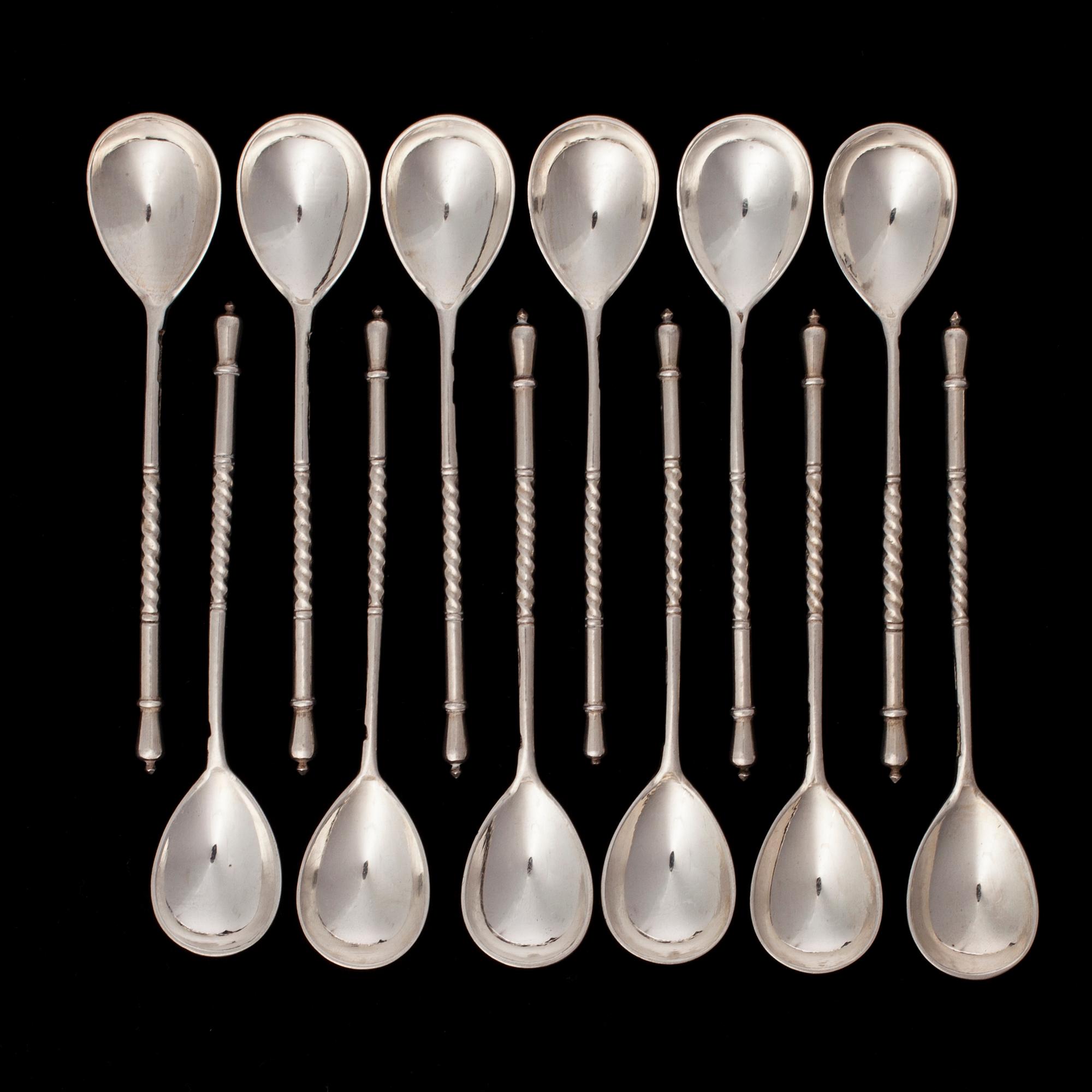 TESKEDAR, silver, Moskva, Ryssland 1894. Vikt 153,7 g.