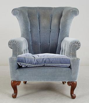 FÅTÖLJ, omkr 1900-talets mitt.