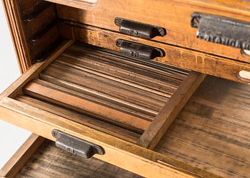 FILING CABINET, EARLY 20TH CENTURY.