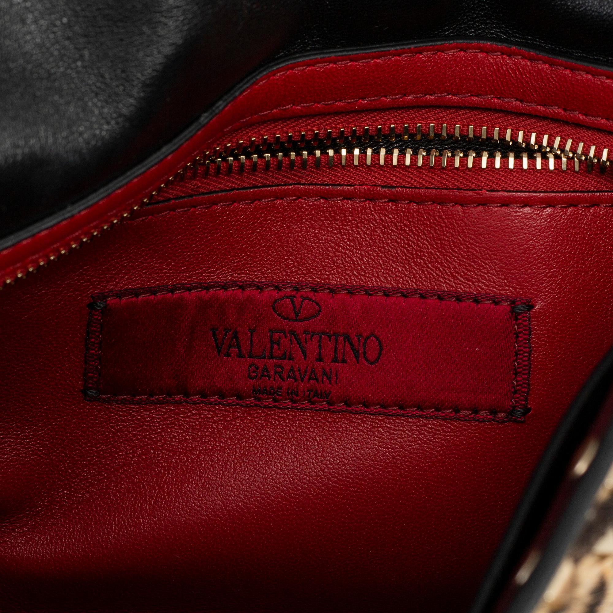 VALENTINO, "Leopard pony spike bag ".