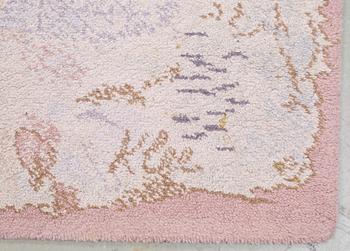 CARPET. "Vocal Fabric of the Singer Rosa". Machine woven pile. 275,5 x 181,5 cm. Signed Klee.