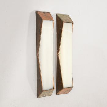 Ceiling/Wall lamps, a pair from the 1960s/70s.