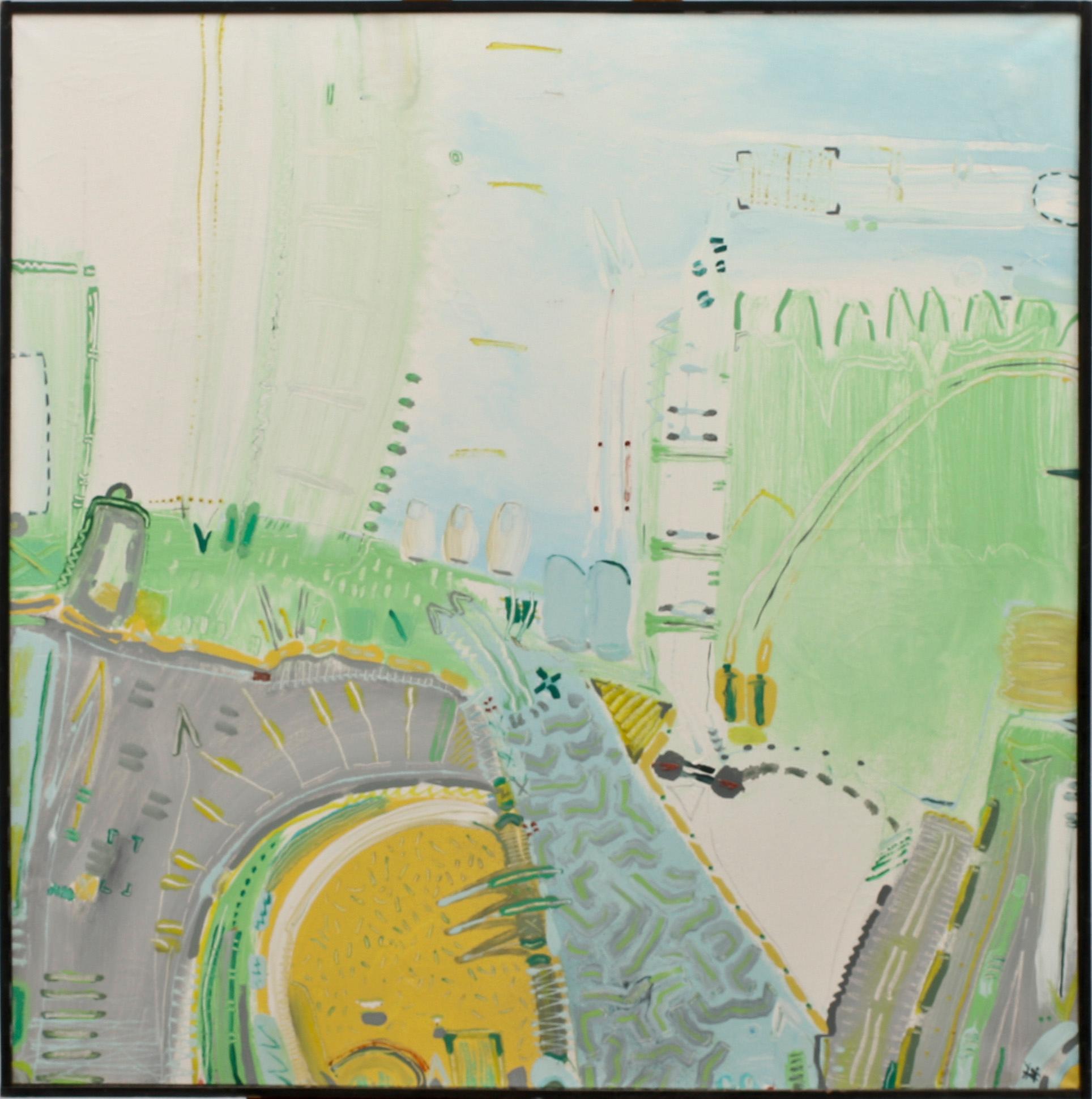 PATRICK CHAPPERT-GAUJAL . Olja på duk, sign o dat 87.