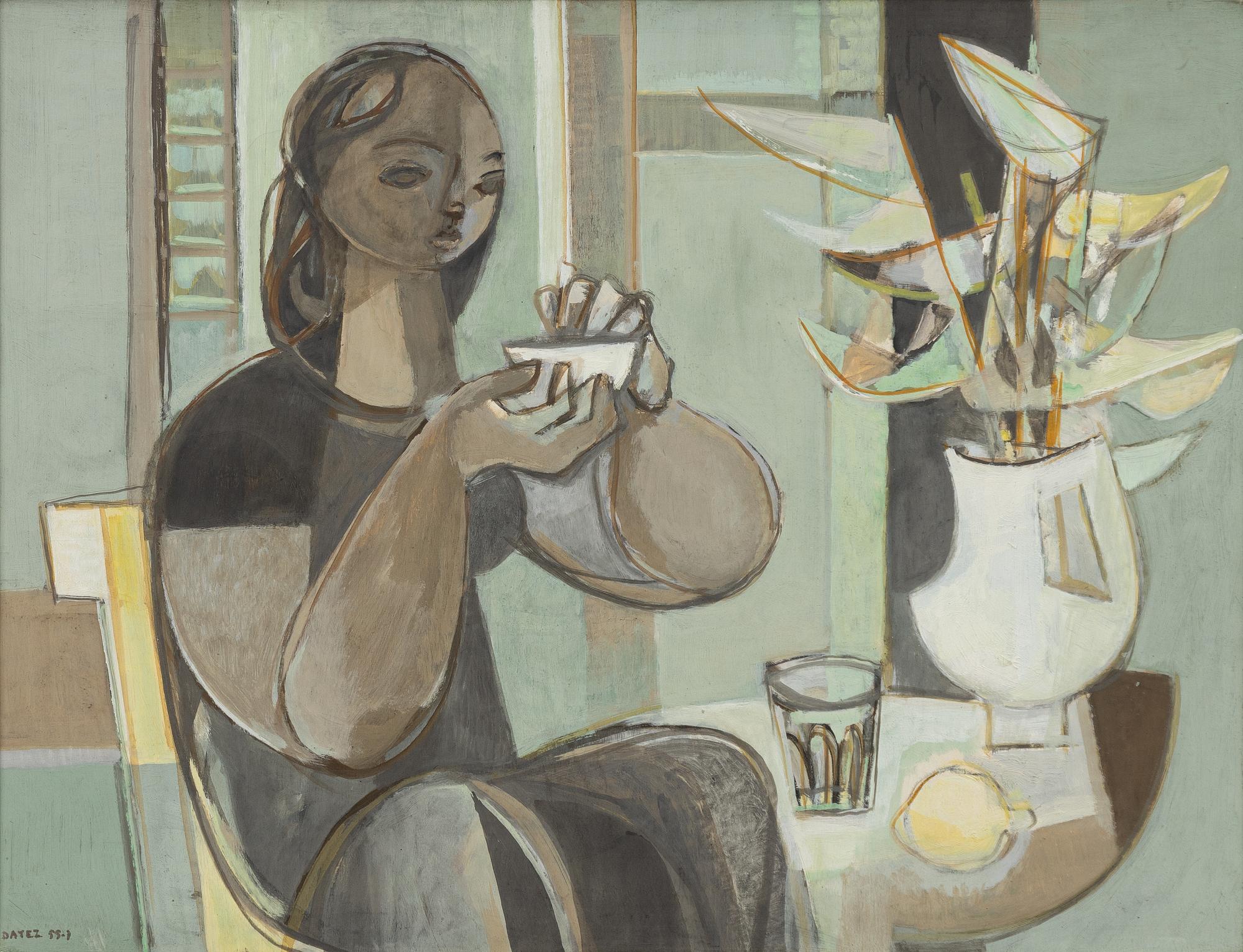 Georges Dayez, ”Kaffedrickerskan”.