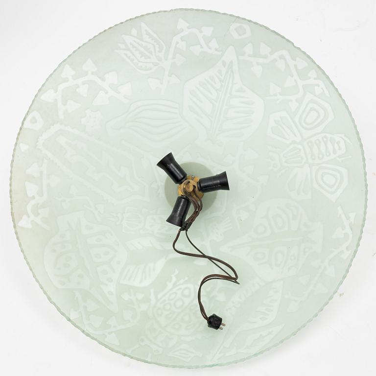 Taklampa, Swedish Modern, 1940/50-tal.