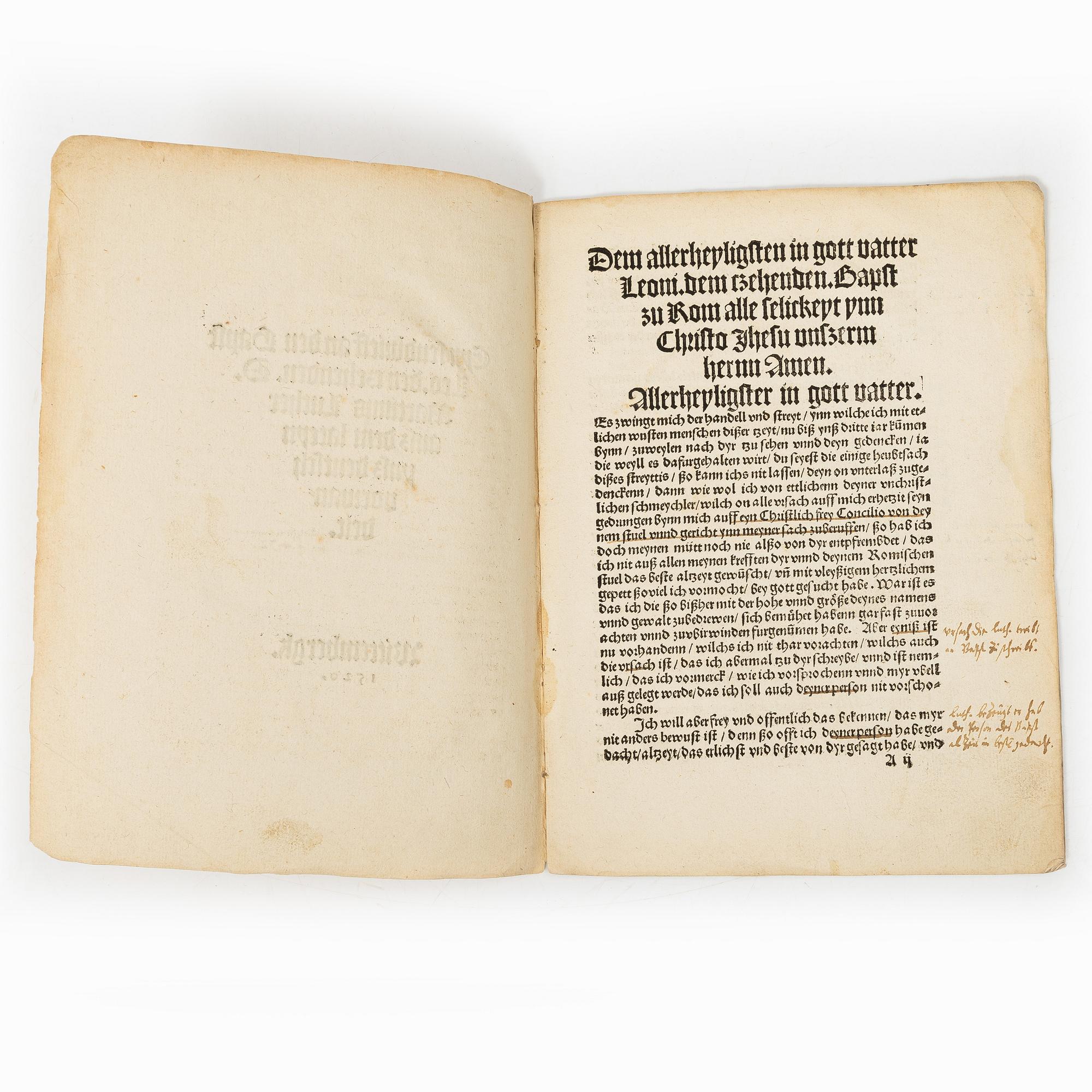 Martin Luther, 1520.