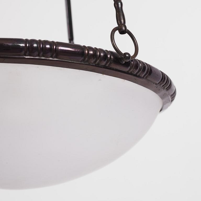 Harald Notini, ceiling lamp, model "5873", Arvid Böhlmarks Lampfabrik, 1920s.