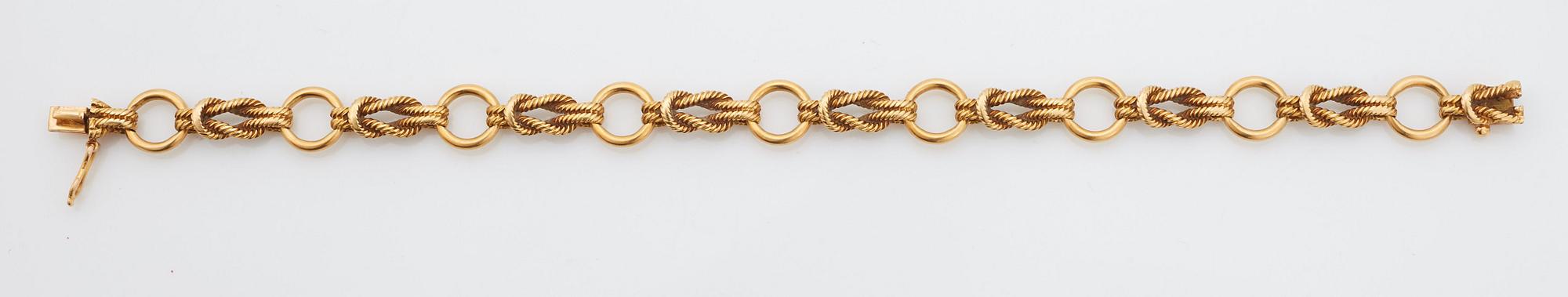 A 1950's ''Cordage Noued Marin'' bracelet by Hermès.