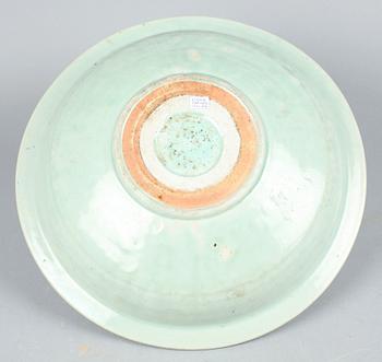 SKÅL, stengods, Kina, Mingstil, 1800/1900-tal.