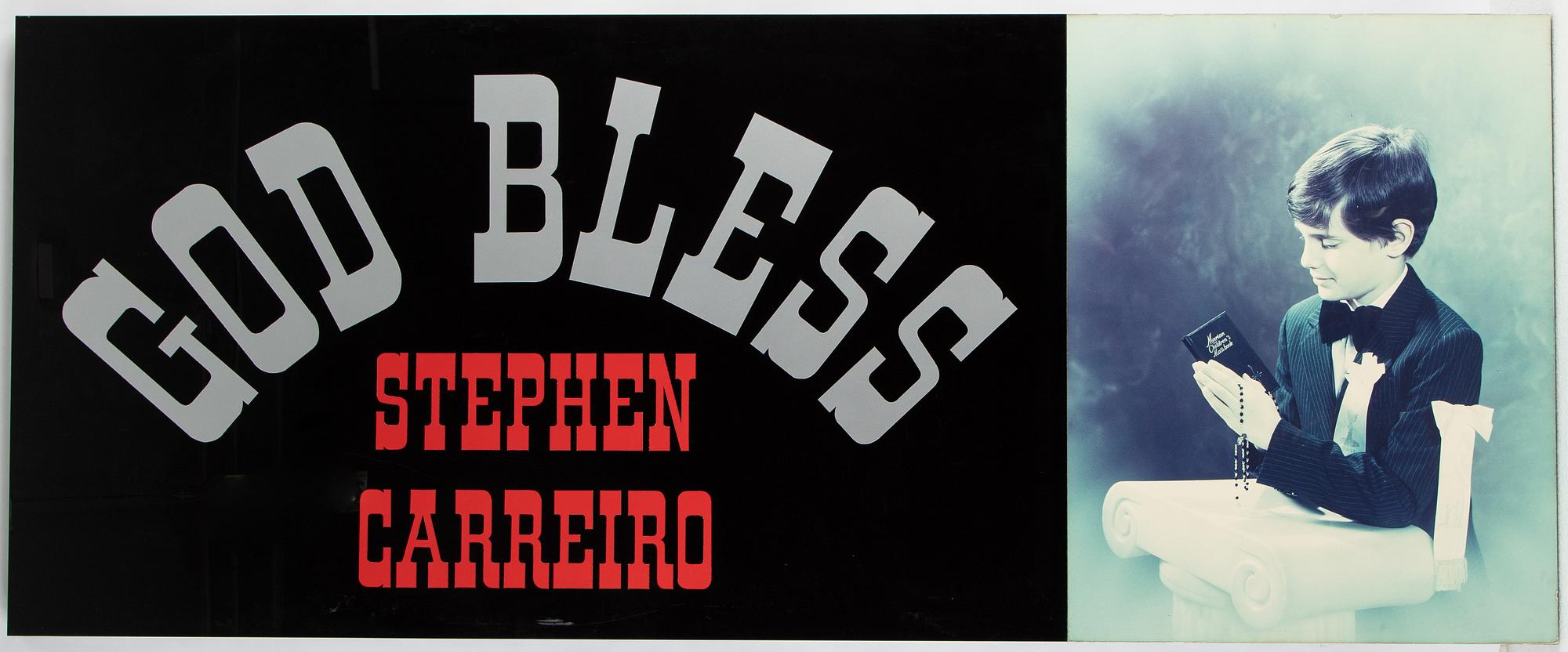 Ken Lum, relief, mixed media on plexi.