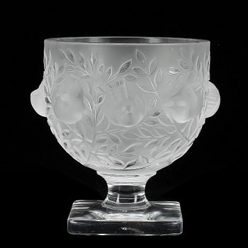 SKÅL på FOT, glas, Lalique, Frankrike, signerad. 1900-talets andra hälft.
