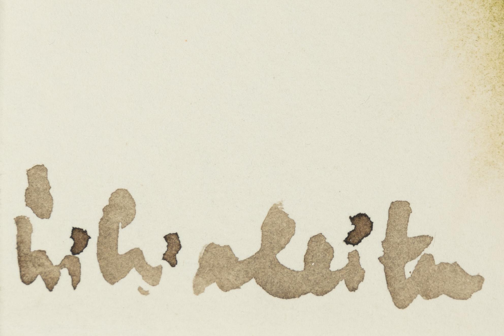 Silvia Leitu, akvarell, signerad .