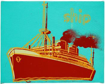 Andy Warhol, "Ship (Toy Painting)".