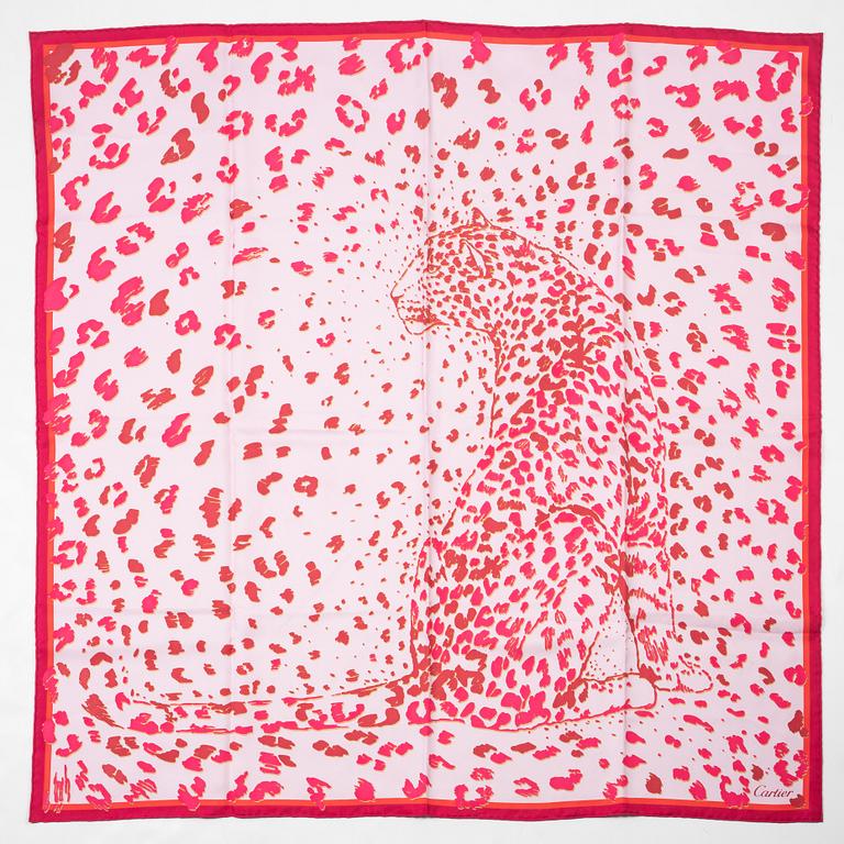 Cartier, scarf.