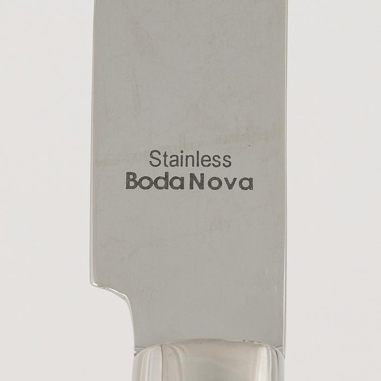Mikael Björnstjerna, bestick, 36 stycken, "Oval Steel", formgivna för Boda Nova.