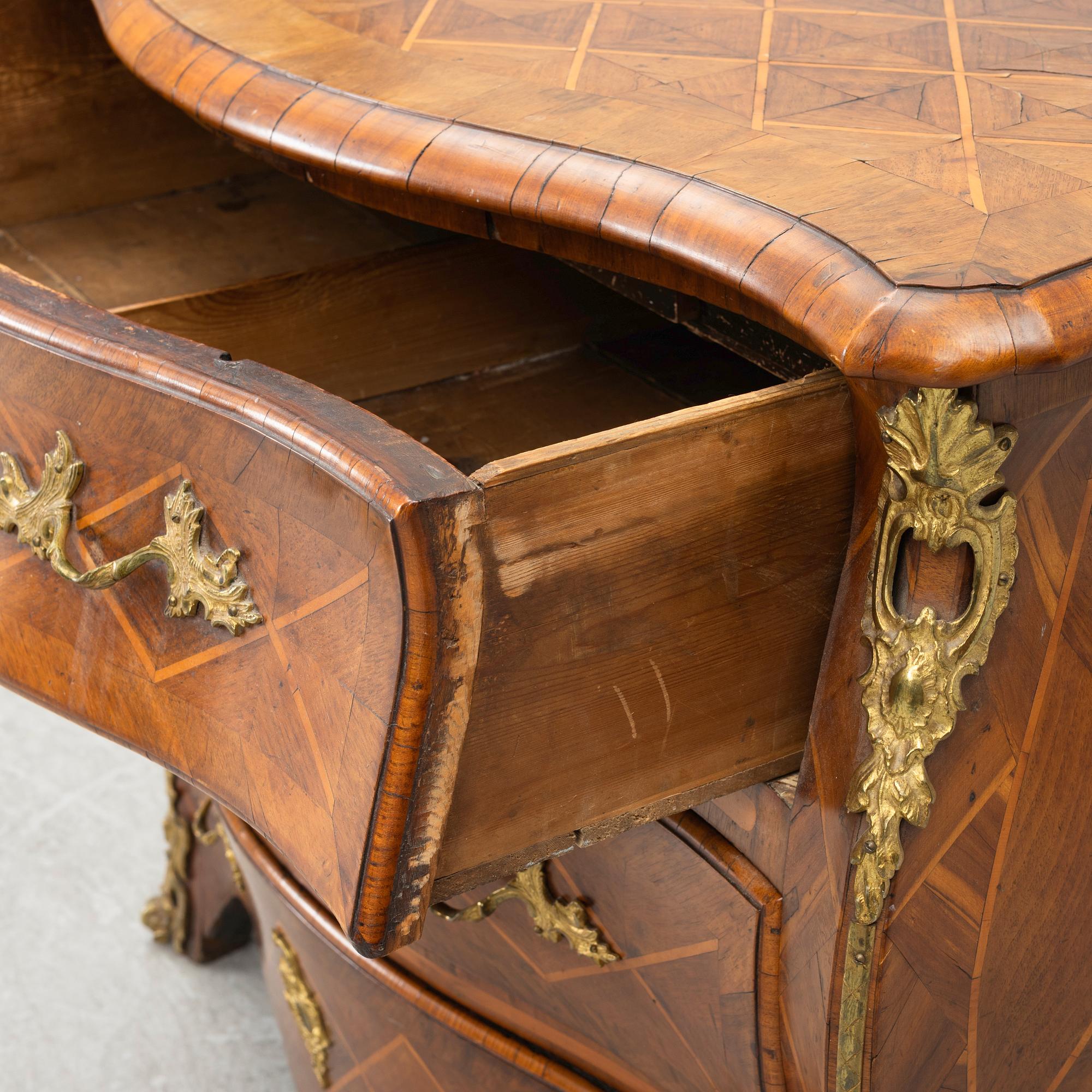 A Rococo dresser, 18th century.