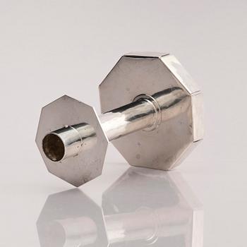 Bengt Liljedahl, ljusstake, sterling silver, Stockholm 1992.