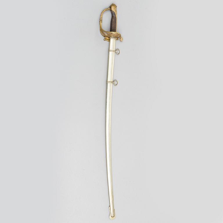 SABEL, m/1851, spansk, för infanteriet, daterad 1870.