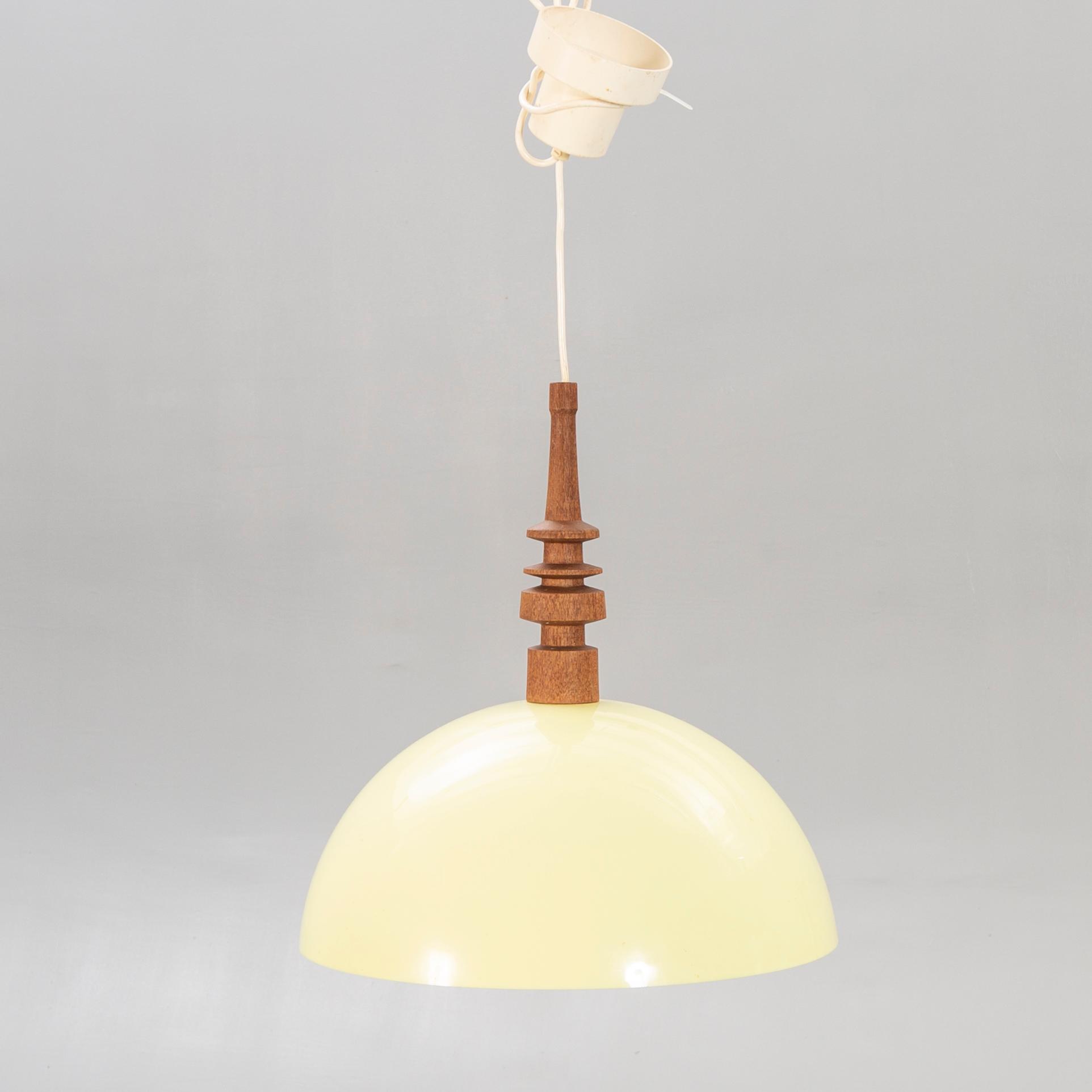 Ceiling lamp, Ateljè Lyktan, 1960s.