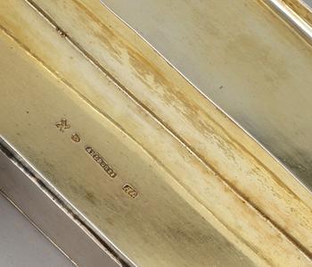 DOSOR, 4 st, silver, 1700-1900-tal, vikt 560 gram.