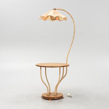 Floor lamp with table, 1930s.