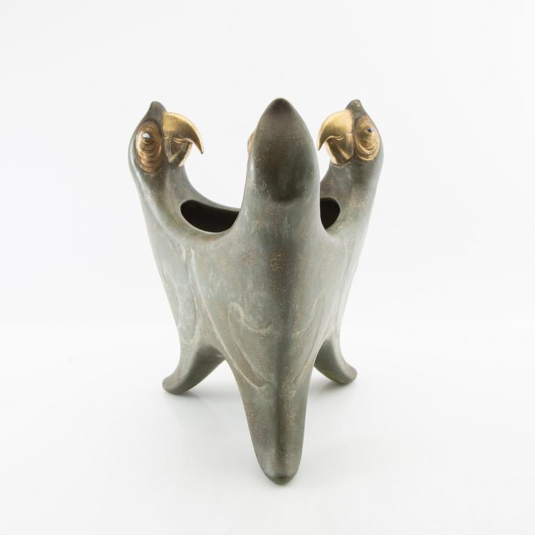 Julius Dressler Urn/Vase Jugendstil Biela near Bodenbach, Bohemia, ca 1910/15.