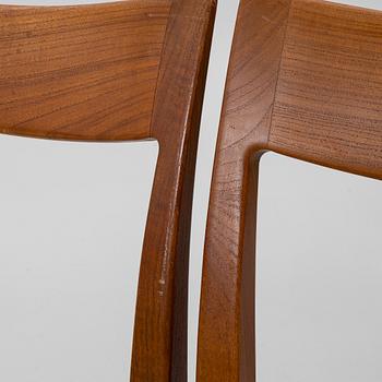 Yngve Ekström, 3 chairs, “Kontiki”, Troeds, second half of the 20th century.