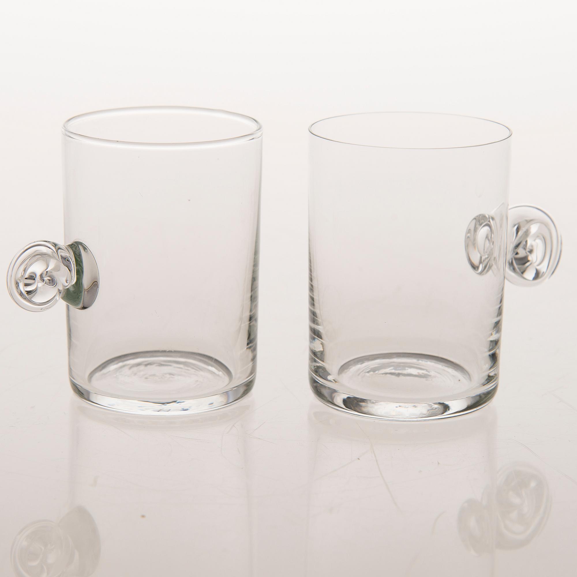 KAJ FRANCK, PUNSCHGLAS, 6 ST, modell 1736, Notsjö 1963-1971.