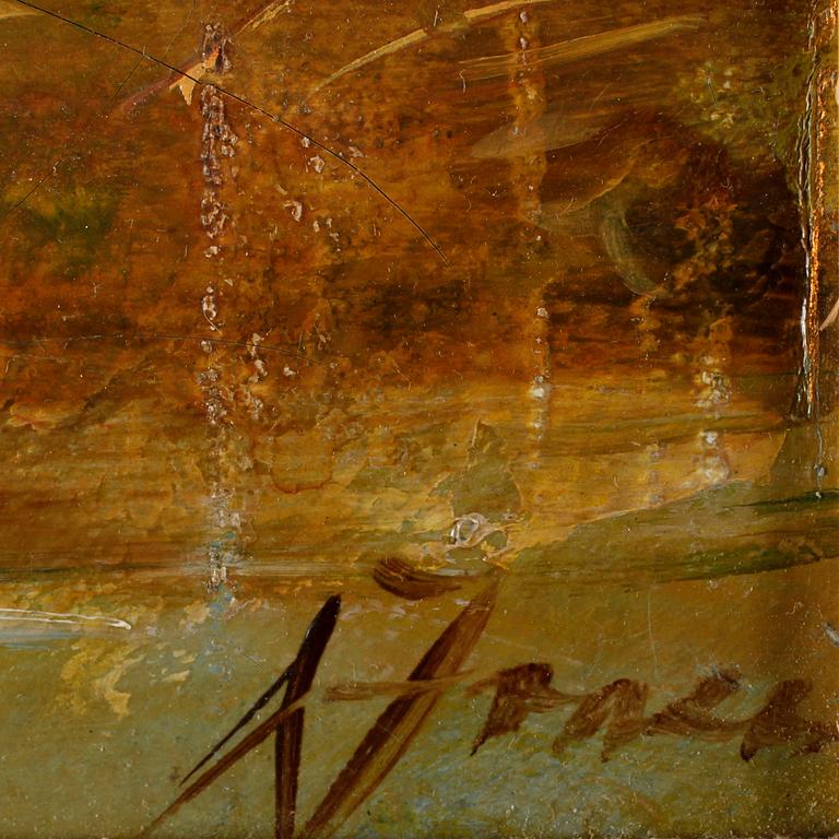 ALEXANDER FRASER, olja på duk, sign.