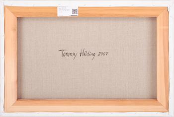 TOMMY HILDING. Olja på duk. Sign och dat 2007 a tergo.