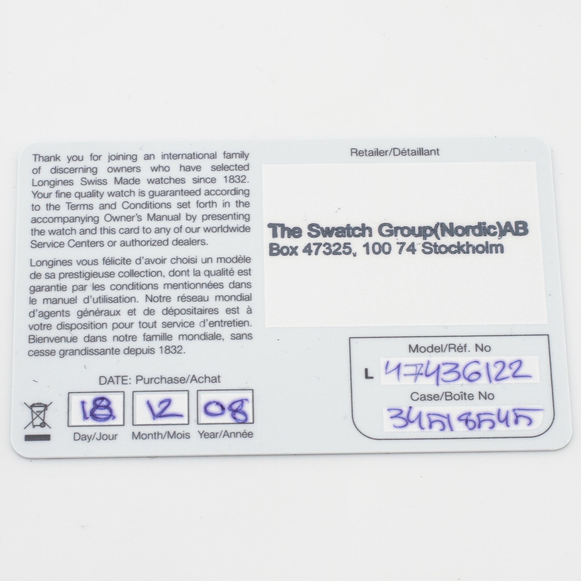 LONGINES, Presence, wristwatch, 33,5 mm.