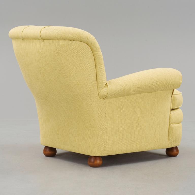 A Josef Frank easy chair, Svenskt Tenn, model 336.