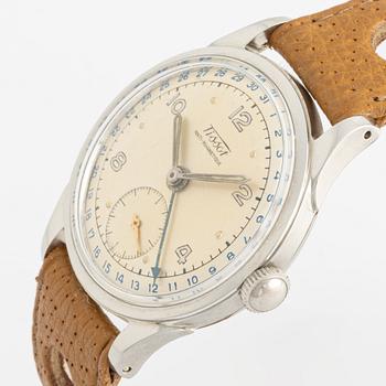 Tissot, Antimagnetique, "Pointer Date", armbandsur, 35 mm.