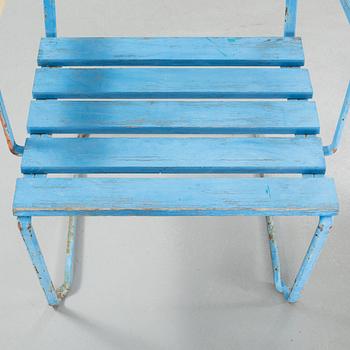 Three garden chairs, second half of the 20th century.
