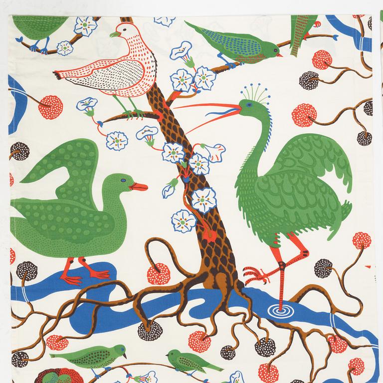 Josef Frank, a pair of cotton curtains, Firma Svenskt Tenn, Sweden.