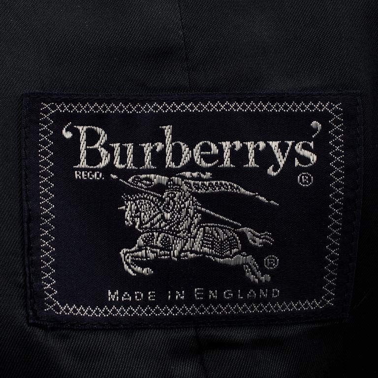 BURBERRY, a wool coat, size ca M.