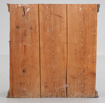 A Swedish wall cabinet dated KJD 1817.