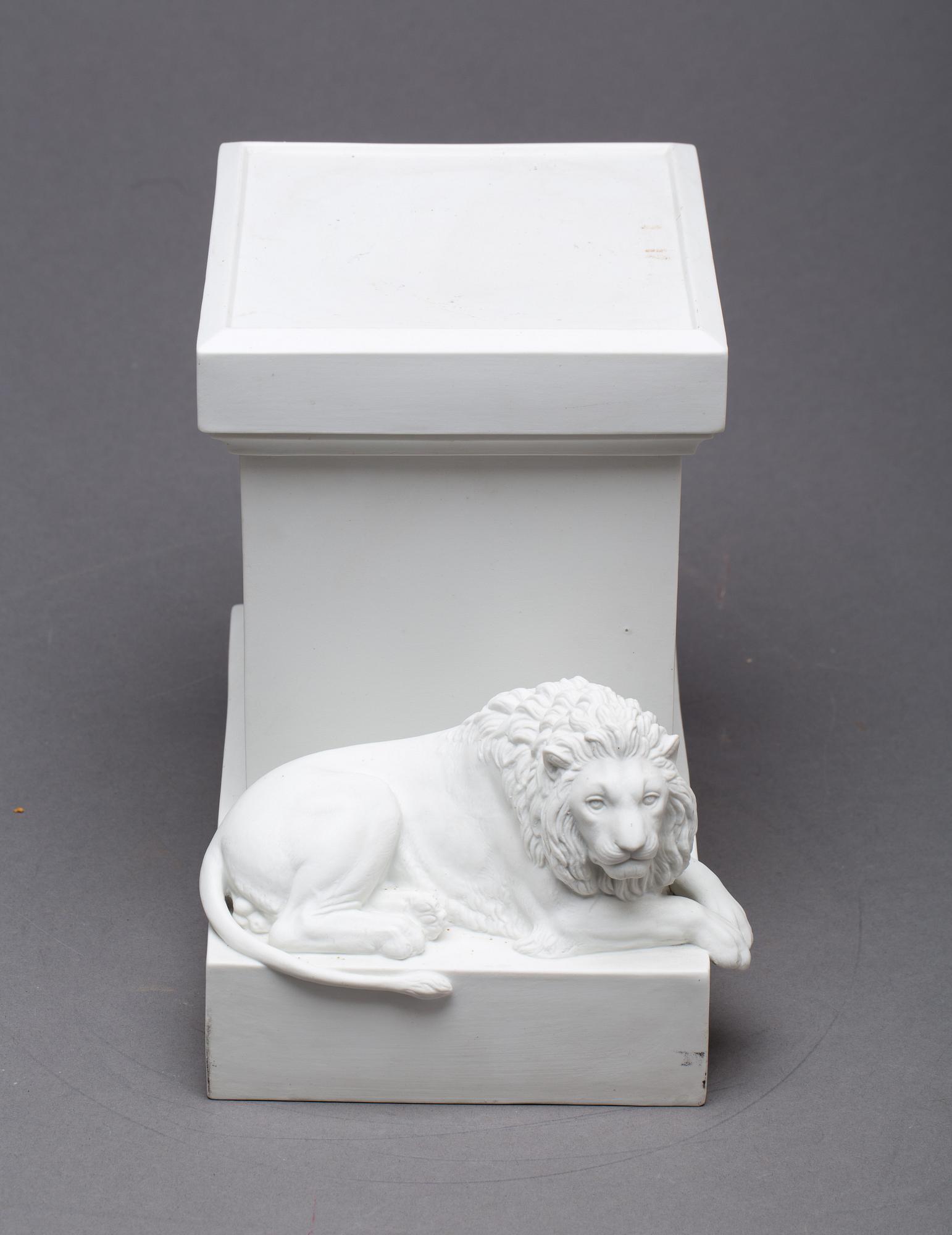 POSTAMENT, parian, Royal Copenhagen.