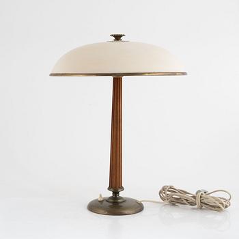 Erik Tidstrand eller Bertil Brisborg, a model "30246" table lamp, Nordiska Kompaniet, 1940's.