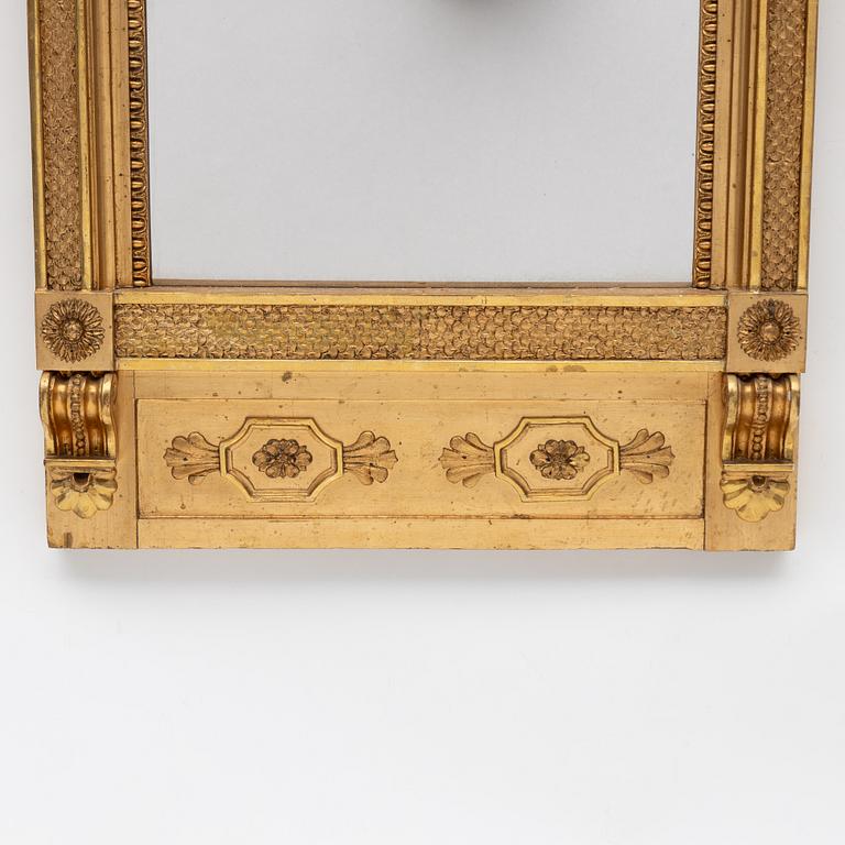 Mirror, late Gustavian, circa 1800.